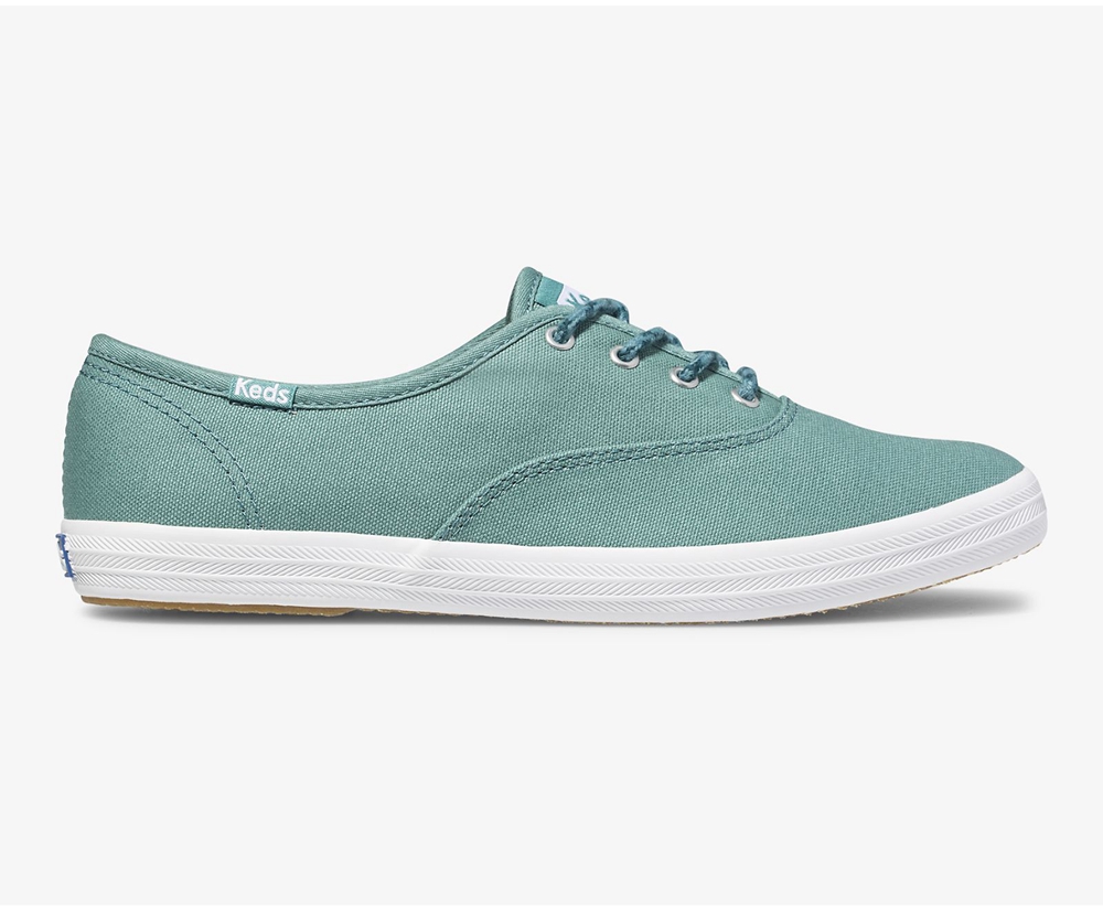 Basket Keds Femme Turquoise - Champion Solids - 791-DEYXIG